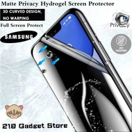 SAMSUNG A8(2015/2016/2018) / A8+(2018) / A80 / A8s / A8 Star / A8 Dual Matte Privacy Hydrogel Screen