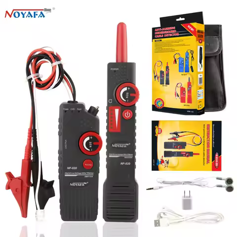 noyafa NF-820 RJ45 RJ11 BNC Network Cable tester High Low Voltage Cable Underground Cable Finder Ant