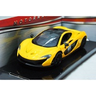 1: 24 MotorMax Mclaren P1 2013 Yellow ※ Door Can Be Opened