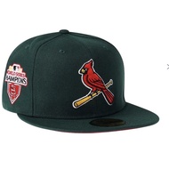 [P.O] NEW ERA 59FIFTY ST LOUIS CARDINALS DARK GREEN FITTED CAP