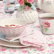 丹麥GreenGate Sasha peach 餐巾布 / 茶巾