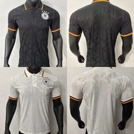 Player Issue POLO DFB-Team Black Jersey 26-27 White Football Shirt S-XXL
