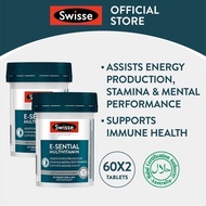 [EXP 31 JUL 2026] [Twin Pack] Swisse Ultivite E-Sential Multivitamin 60 Tab