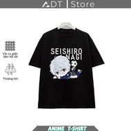Áo thun in hình Kaos Anime Nagi Seishiro Chibi Blue Lock mẫu Hot bán chạy Hình in chuyển nhiệt Không