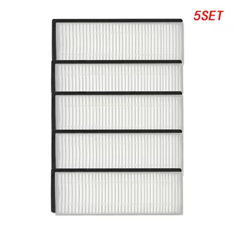 5 Set HEPA Filter Vacuum Cleaner Parts for CONGA EXCELLENCE 990 5040 Mamibot EXVAC660 Ecovacs Deebot