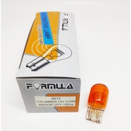 Light Bulb T20 12V 21/5W 2 Orange FORMULA 1 Box 6514
