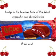 Luppo Red Velvet Chocolate Cake Bites Decadent Deep Taste (7 × 26g) "