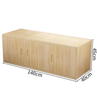 SHENGLI | Storage Multifunctional Pine Wood Storage Bench