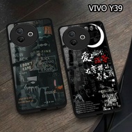 HP Latest Vivo Y39 Glitter Glass Softcase 2025 [E1319] Protective Phone Case Vivo Y39 Casinghp