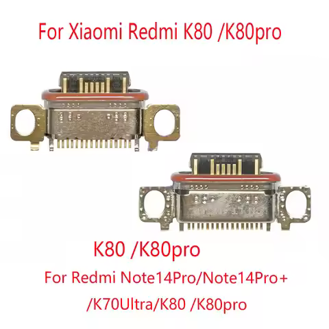 2pcs-5pcs/lot Micro Jack USB Charger Charging Port Plug Dock Connector For Xiaomi Redmi Note14Pro/No