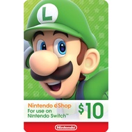 Nintendo eShop code giftcard 10 20 30 USD Digital