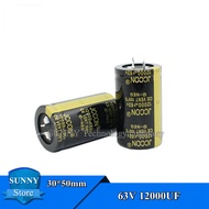 2Pcs 63V 12000UF 30*50mm Audio power amplifier filter capacitor 12000uF 63V 30x50mm