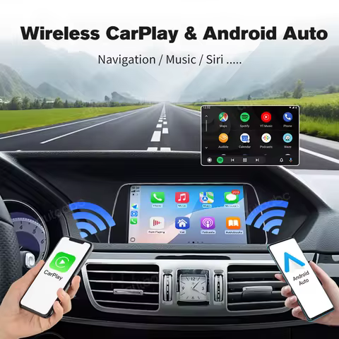 7“ Touchscreen Display Wireless Carplay Android Auto For Mercedes Benz E Class W212 NTG4.0/4.5/5.0 1