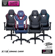 GAMING CHAIR (เก้าอี้เกมมิ่ง) NUBWO X SERIES X118 RED (สินค้าต้องประกอบก่อนใช้งาน)รับประกัน 2ปี