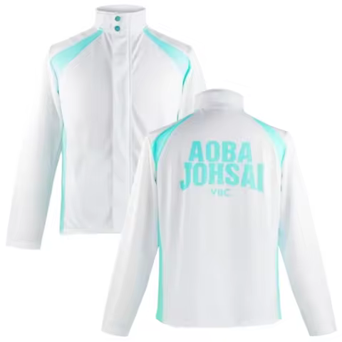 Japanese Anime Haikyuu AOBA JOHSAI Jacket Cosplay Costume Oikawa Tooru High School Volleyball Unifor