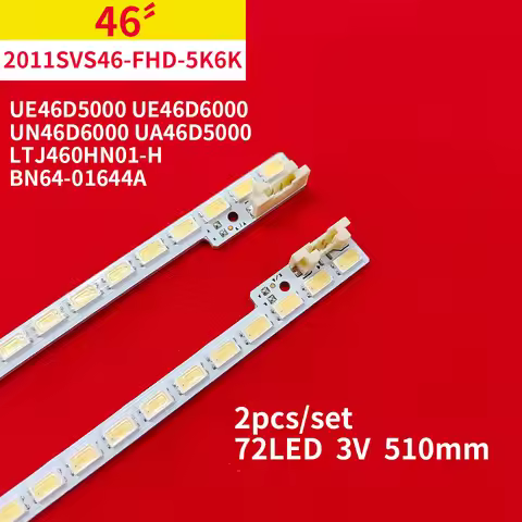 LED Backlight Strip for UE46D5000 2011SVS46-FHD-5K6K UE46D6000 UN46D6000 UA46D5000 JVG4-460SMB-R1 BN