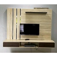 [mydotcomfurniture]Wall TV Hanging Cabinet With Led/Wall TV / Drawer/Kabinet TV Gantung Dinding Berl