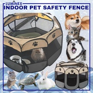 Kandang Haiwan Lipat Bentuk Segi Lapan |Octagonal Pet Playpen Indoor Safety Fence | Foldable Cat & D