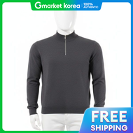 G/FORE | เสอสเวตเตอรคอว แขนยาว ผาขนแกะเมอรโน ทรงเขารป รน G4MS23S200-DCH สำหรบผชาย