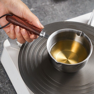 304 Stainless Steel Hot Oil Small Pot Oil Splash Artifact Oil Pouring Oil Burning Oil Special Small