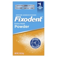 Fixodent Extra Hold Powder/ติดฟันปลอมแบบแป้ง(Powder) 76 g