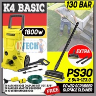 KARCHER K4 BASIC / K4BASIC HIGH PRESSURE WASHER + KARCHER PS30 POWER SCRUBBER SURFACE CLEANER 264412