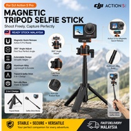Outdoor Vlog Magnetic Detachable Extendable Stand Tripod Selfie Stick DJI Action 5Pro Camera