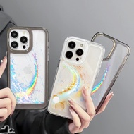 Casing Crystal Untuk Samsung A51 4G M40S A52 4G 5G A53 5G A54 5G Casing lucu Silikon Bening B049