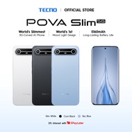 TECNO POVA Slim 5G Curved Smartphone | 8GB+8GB RAM + 256GB | MediaTek Dimensity 6400 5G | 5160mAh | 