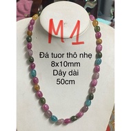 LIGHT RAW MALINE TUOR STONE NECKLACE ms CE5