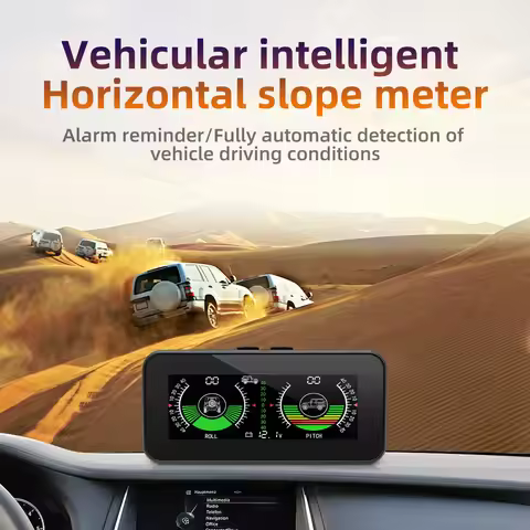 M50 GPS HUD Slope Meter Display Car Head Up Display Speedometer Inclinometer Off-road 4X4 Tilt Pitch