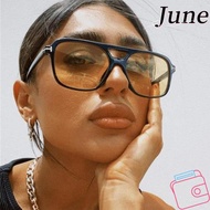 JUNE Square Sunglasses, Retro Style UV400 Protection 70s Sun Glasses, Fashion Vintage Summer Shades 