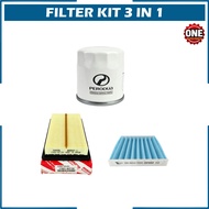 3 IN 1 CABIN AIR OIL FILTER KIT PERODUA BEZZA 1.3
