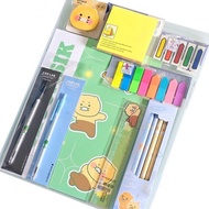 Kakao Friends Basic Stationery Set Back-to-School Supplies Group Gift, Chunsik, 1 Piece