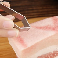 SUNSHINE Fish Bone Tweezer Clamp Stainless Steel Pincer Seafood Plucking Tongs