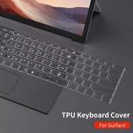 Keyboard Cover for Microsoft Surface Pro 8/9/X Pro 7/6/5/4 go 3/2 Laptop GO Book 3 TPU Silicon Protector SKin Case 13 15 12.4
