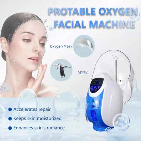 O2 to Derm Therapy Machine for Skin Rejuvenation with Dome Portable Anti-aging Skin Rejuvenation Bea
