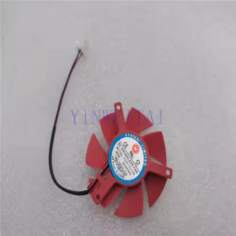 NEW FAN FOR DELL AMD R5 340X 2G 4K HP R7 430 graphics card fan FD5010U12S 12V hole distance 3.9cm di