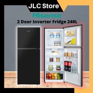 【Hisense】Fridge 2 Door Inverter Hisense Fridge-RT276N4ABN(refrigerator 2 door/peti ais 2 pintu/peti sejuk 2 pintu/冰箱)