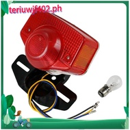 Motorcycle Brake Tail Light Tail Light Assembly with Bulb for  CT70 CT90 CT125 XL70 CL70 CL90 Jialin