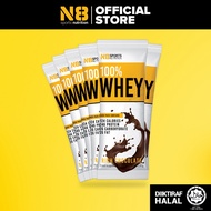 N8 100% Whey Protein Sachet 31g (HALAL) Chocolate (6 Sachets)