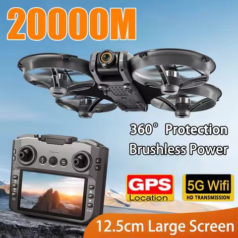 S156 Screen Mini Drone with 90° Electric Adjustable 8K HD Camera WiFi Light Flow Drone Pocket Obstac