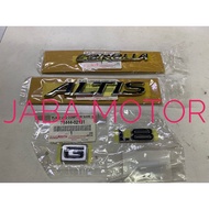 Original corolla altis Logo-Emblem set