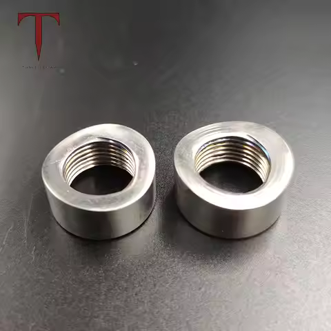 GR2 Titanium O2 oxygen sensor bungs M18*1.5 90/45degree weld parts for car exhaust system