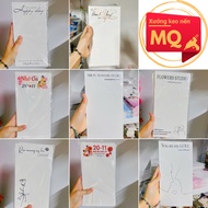 [MQ Factory]_Wholesale Lot of 50 Sheets of Letter Printed 1-3-5 Flower Bouquet Lining Paper (25x13cm