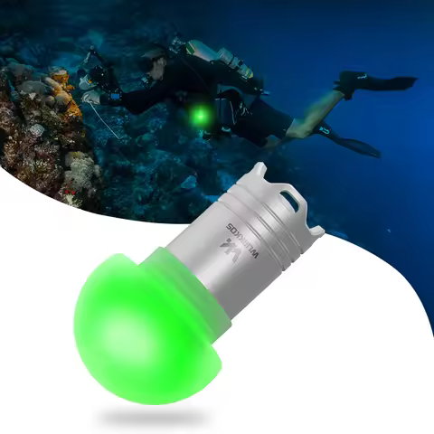 Wurkkos DL04 Diving Flashlight RGB Signal Light IPX8 Waterproof Jellyfish Design for Camping Swimmin