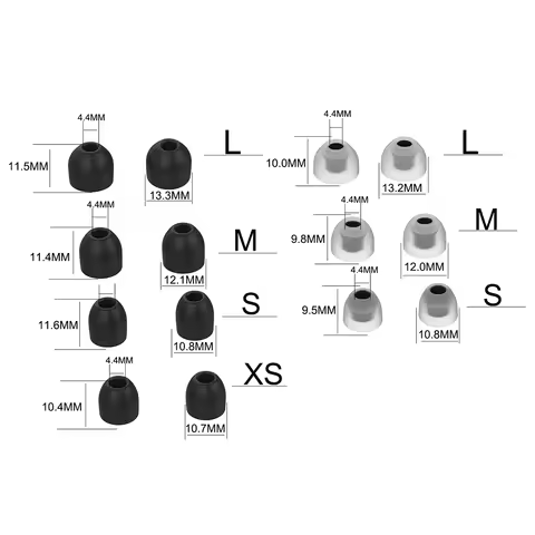 Silicone In-ear Earbuds Cover Anti-Slip Headphone Case Earphone Eartips Kits for Sony WF-1000XM4 WF-