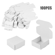 yunhaoSK-100Pcs Kraft Paper Box Nice Kraft Box Packaging Box Small Size