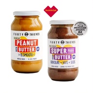 Forty Thieves Peanut Butter Smooth | Crunchy | Chocolate Nut Butter 500g | 375g | Natural Spread | V