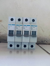 mcb hager 6a 10 16 barang ready